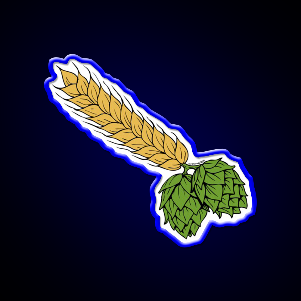 Hops And Barley Beer Bar Decor Led Neon Sign Rgb Color - LED neon sign view 5