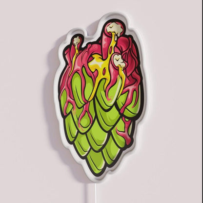 Hops Craft Beer Heart Brewer Hobby Brewer Rgb Led Neon Sign - Shineneon