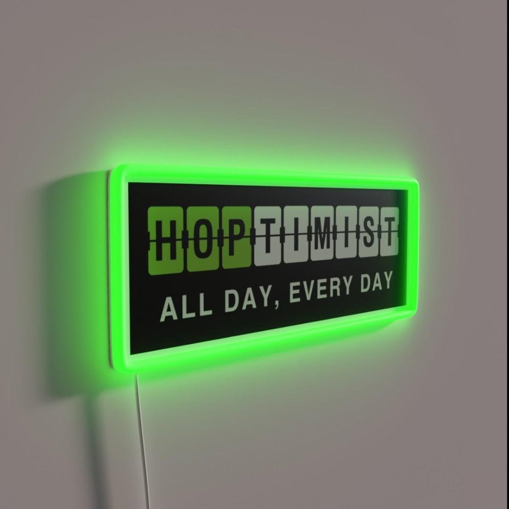 Hoptimist All Day Every Day Rgb Led Neon Sign - Shineneon
