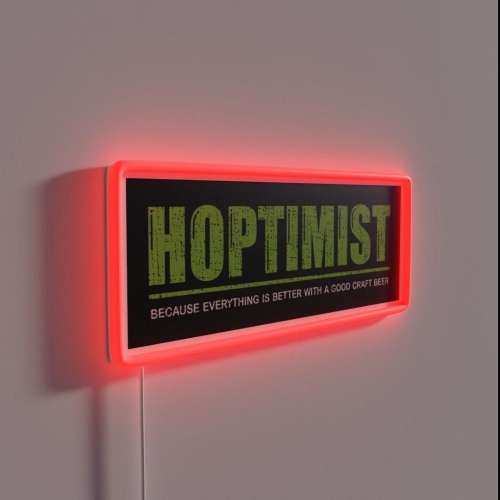 Hoptimist Better With An Ipa Rgb Led Neon Sign - Shineneon