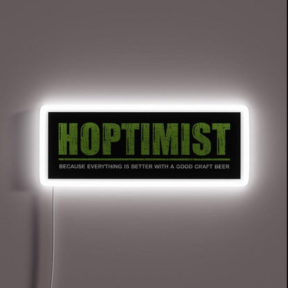 Hoptimist Better With An Ipa Rgb Led Neon Sign - Shineneon