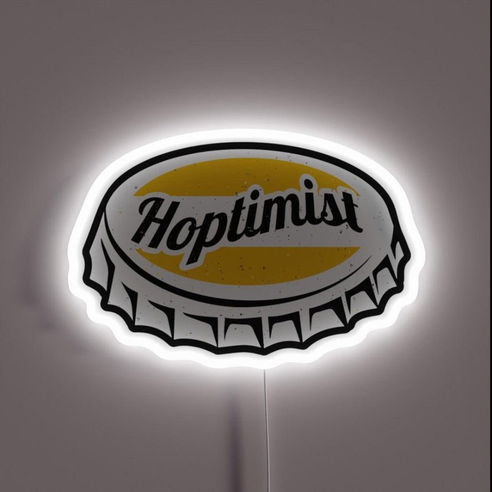 Hoptimist Bottle Cap Rgb Led Neon Sign - Shineneon