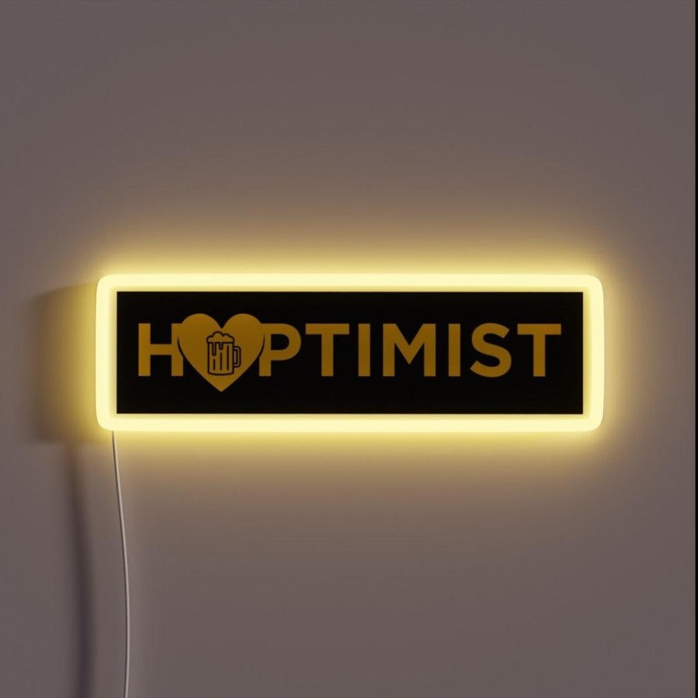 Hoptimist Definition Craft Beer Design Rgb Led Neon Sign - Shineneon