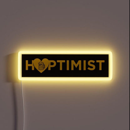 Hoptimist Definition Craft Beer Design Rgb Led Neon Sign - Shineneon