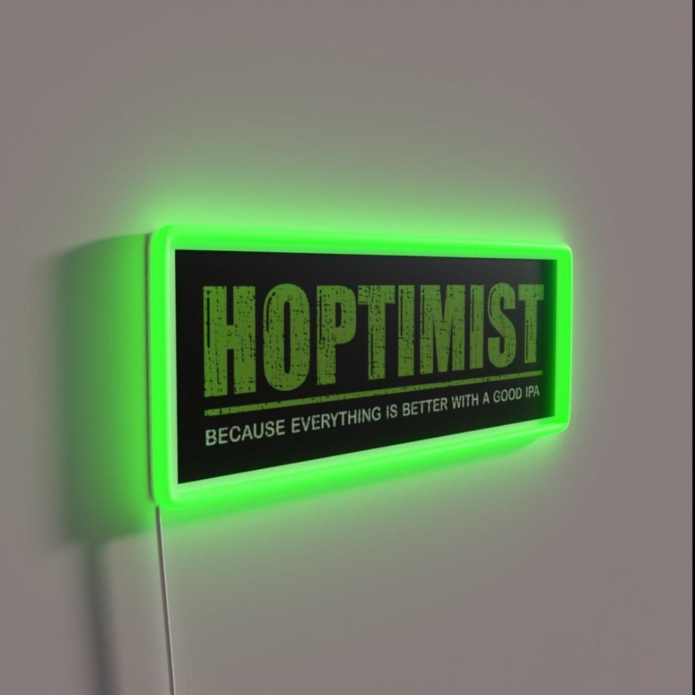 Hoptimist Everthing Is Better With A Good Ipa Rgb Led Neon Sign - Shineneon