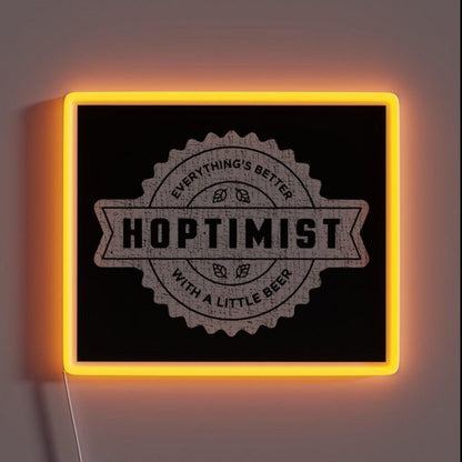 Hoptimist Everythings Better With A Little Beer Rgb Led Neon Sign - Shineneon