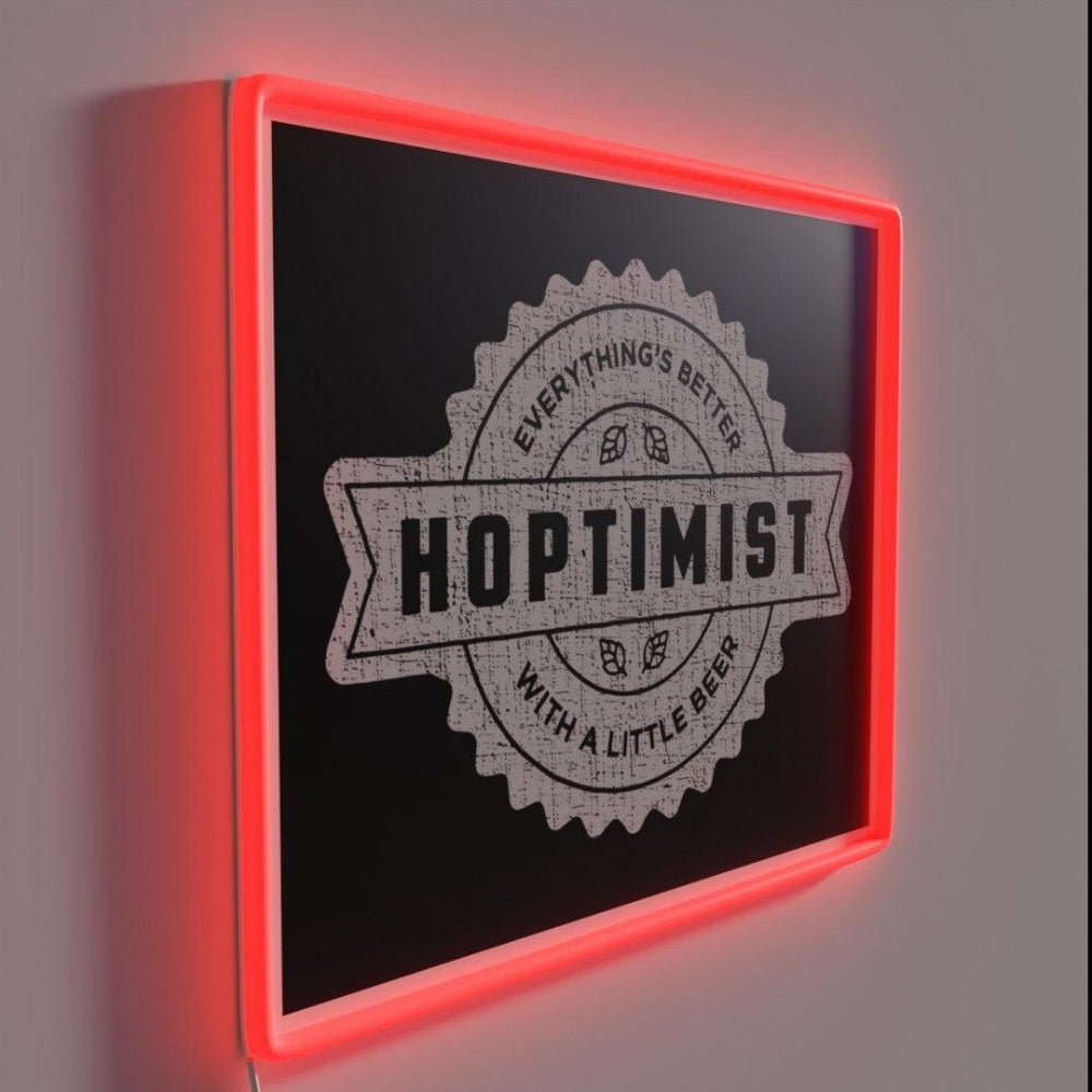 Hoptimist Everythings Better With A Little Beer Rgb Led Neon Sign - Shineneon