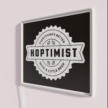 Hoptimist Everythings Better With A Little Beer Rgb Led Neon Sign - Shineneon
