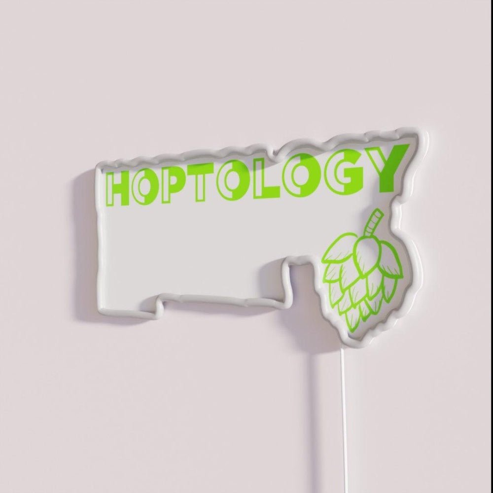 Hoptology Craft Beer Psychology Rgb Led Neon Sign - Shineneon