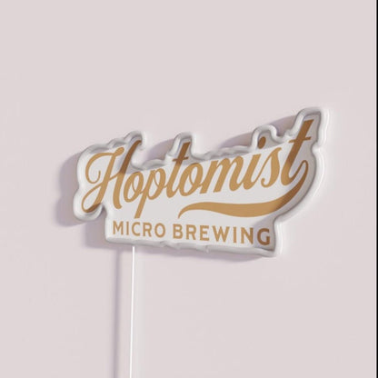Hoptomist Hops Beer Brewing Microbrewery Brew Rgb Led Neon Sign - Shineneon