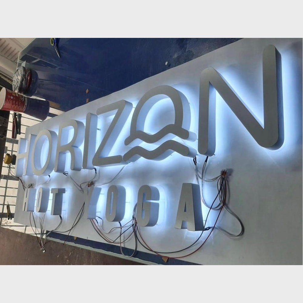 Horizon Hot Yoga 3D Backlit Channel Letters Led Light Sign - Shineneon