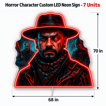 Horror Character Custom LED Neon Sign - 7 Unites - Shineneon