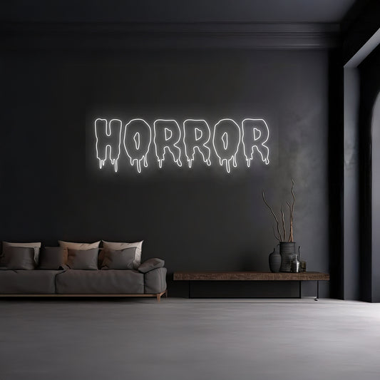 Horror Halloween Neon Sign