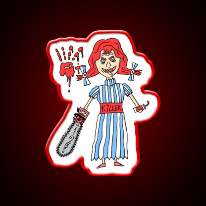 Horrorwendy Fast Food Led Neon Sign For Burger Place Rgb Color - Shineneon