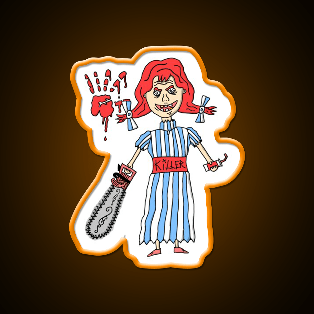 Horrorwendy Fast Food Led Neon Sign For Burger Place Rgb Color - Shineneon
