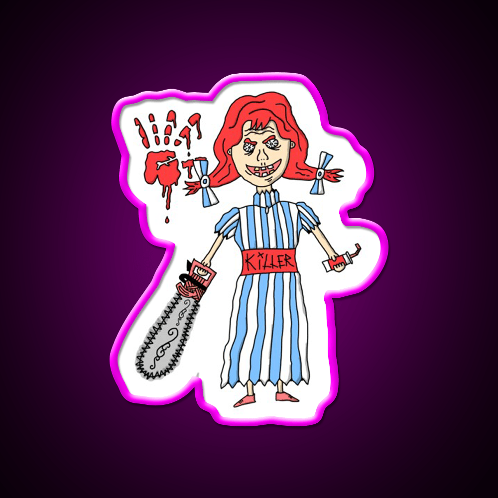 Horrorwendy Fast Food Led Neon Sign For Burger Place Rgb Color - Shineneon