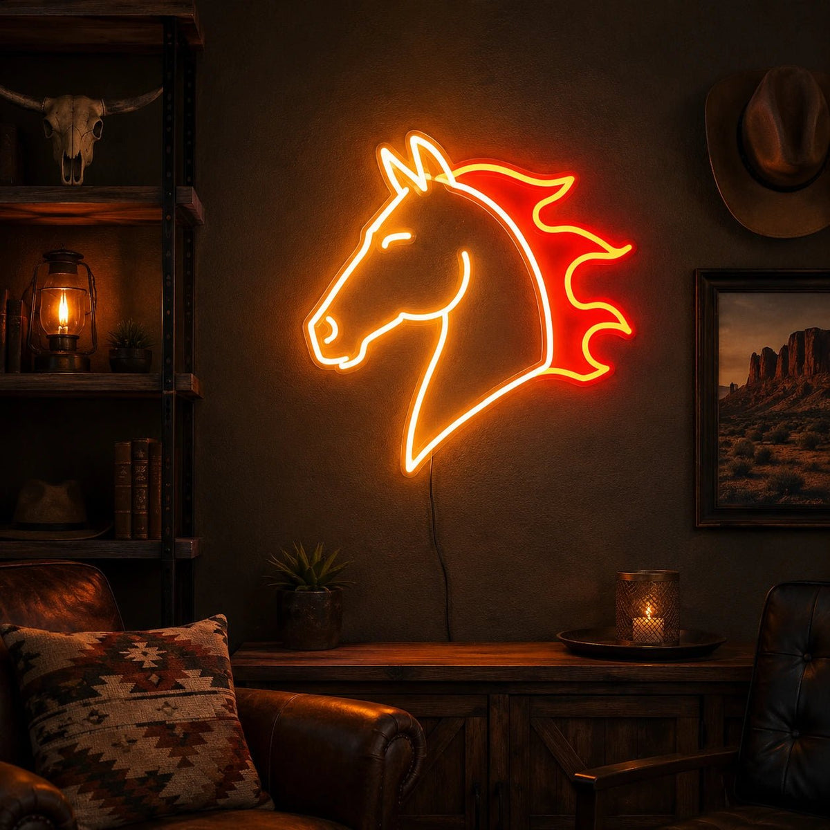 Horse Head LED Neon Sign - Shineneon