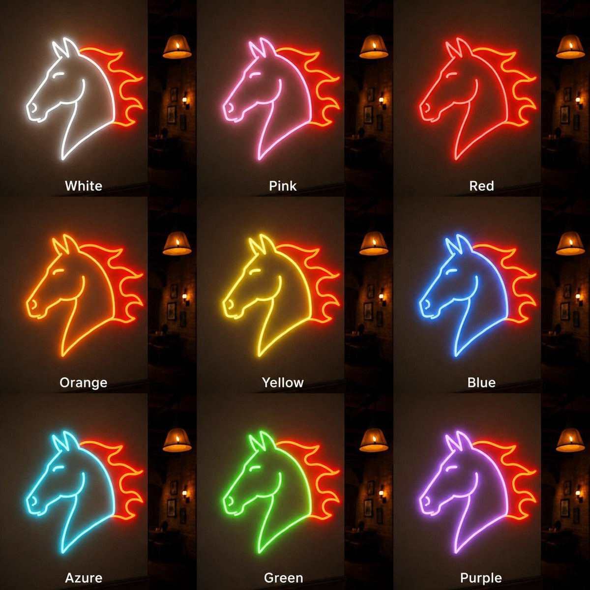 Horse Head LED Neon Sign - Shineneon