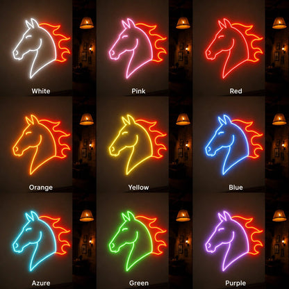 Horse Head LED Neon Sign - Shineneon