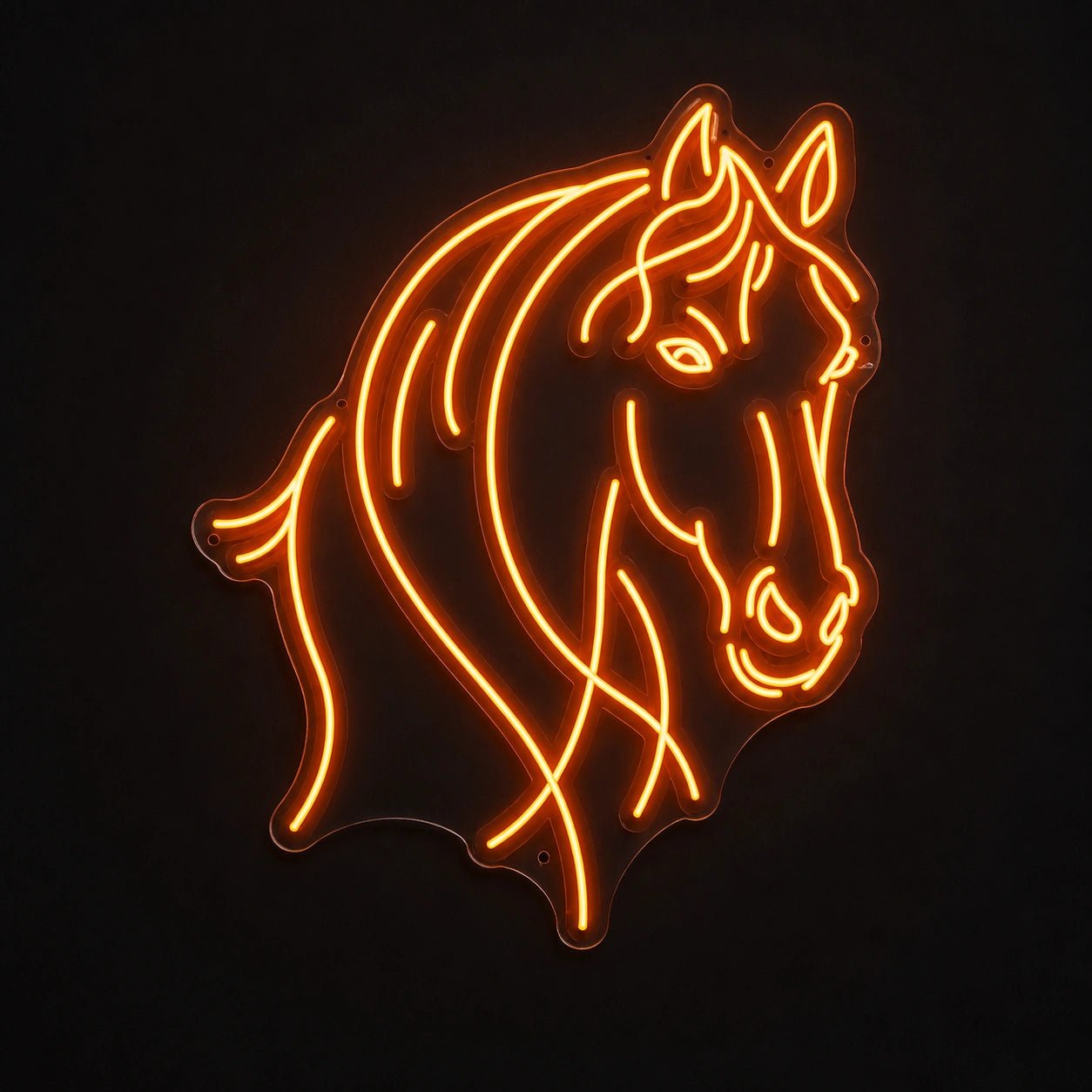 Horse Head Wall Art Vintage LED Neon Sign - Shineneon