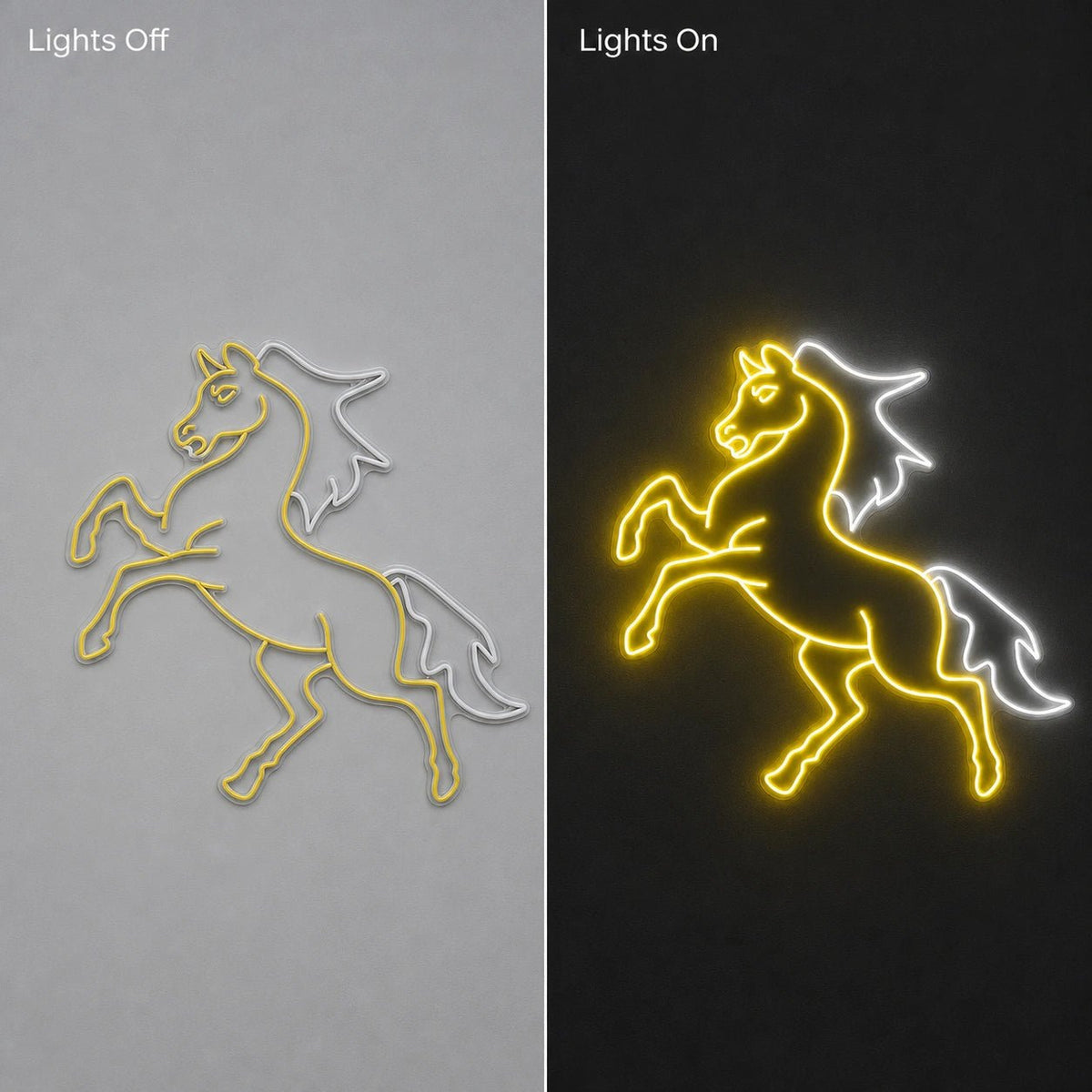 Horse LED Neon Sign Man Cave Neon Sign - Shineneon