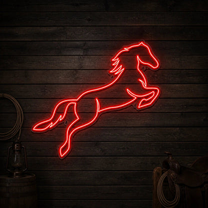 Horse Silhouette Vintage LED Neon Sign - Shineneon