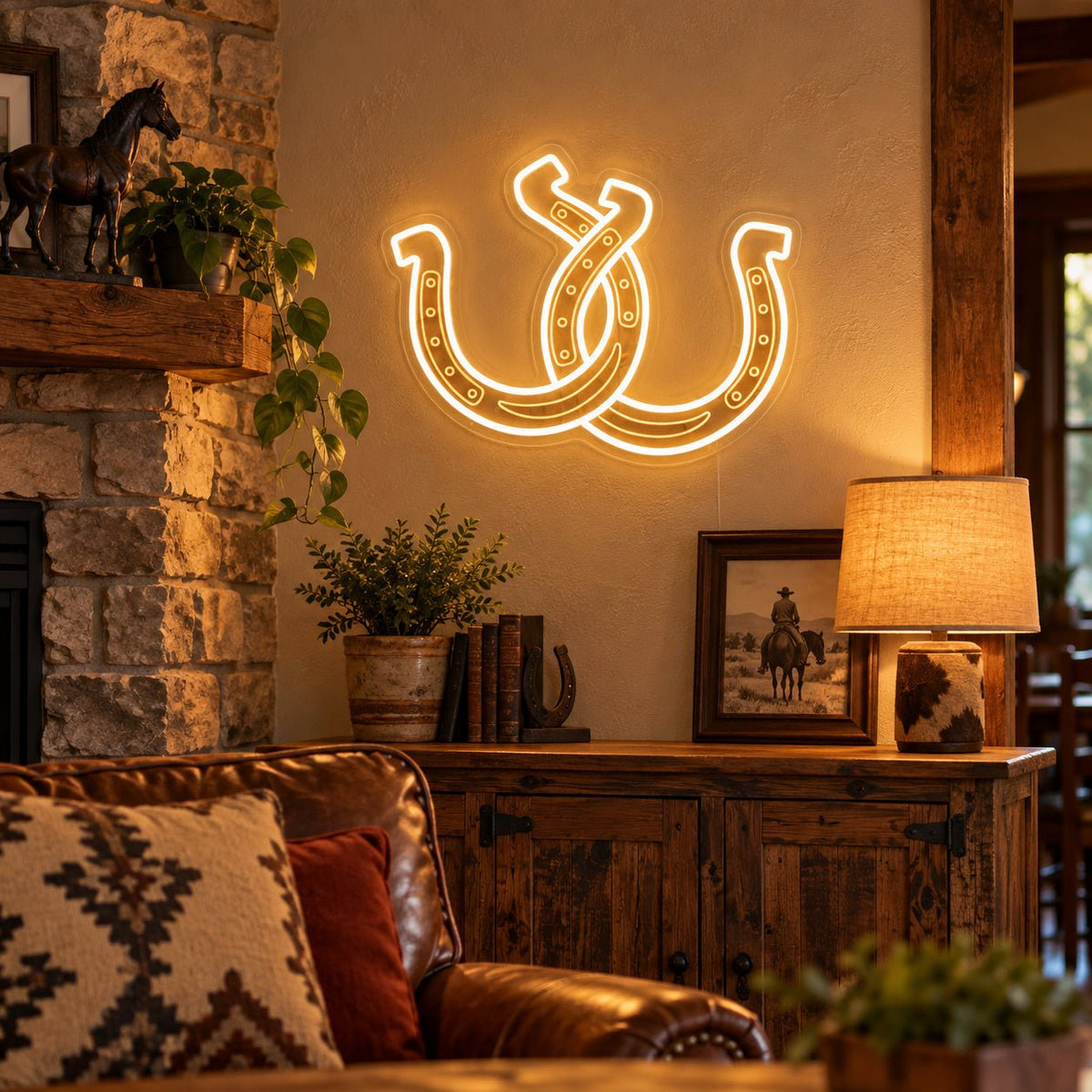 Horseshoe Bar Table LED Neon Sign - Shineneon
