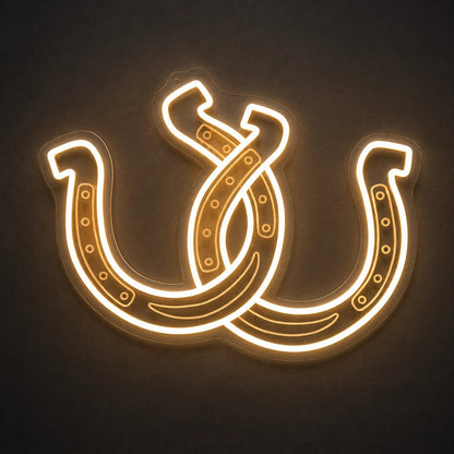 Horseshoe Bar Table Vintage LED Neon Sign - Shineneon