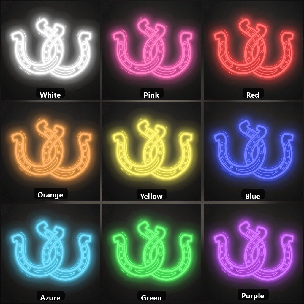 Horseshoe Bar Table Vintage LED Neon Sign - Shineneon