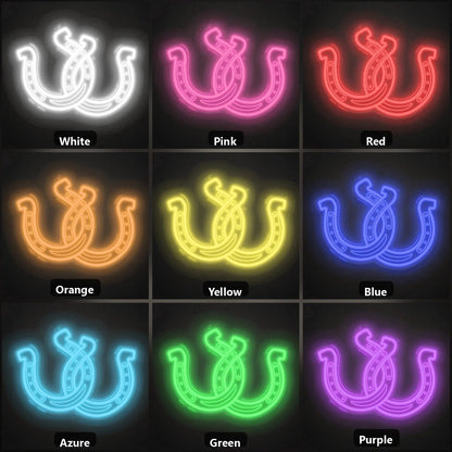 Horseshoe Bar Table Vintage LED Neon Sign - Shineneon
