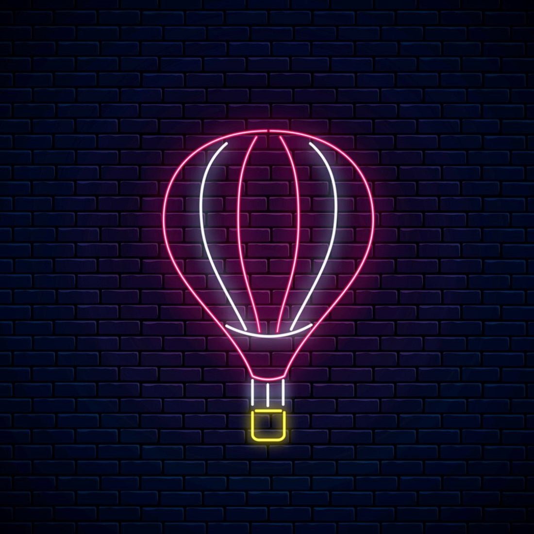 Hot Air Balloon Flying Led Sign Business Neon Sign - Shineneon