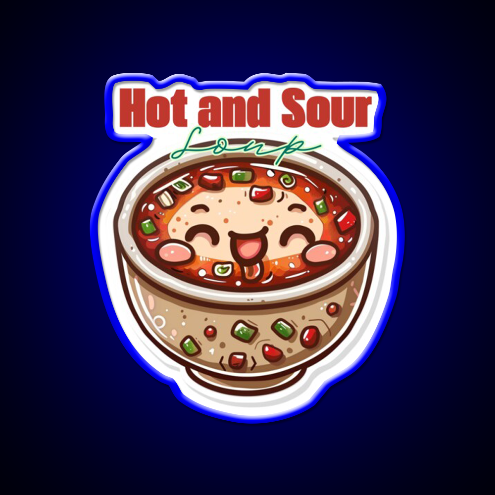 Hot And Sour Soup Led Neon Sign Chinese Food Rgb Color