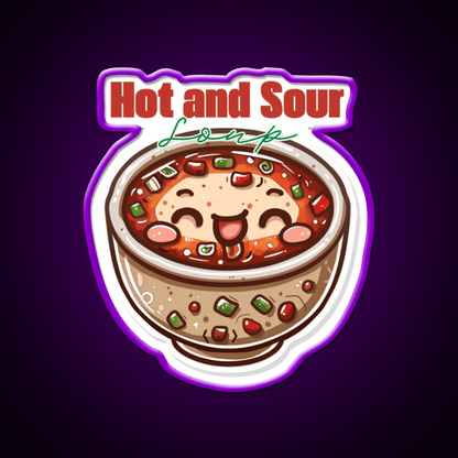 Hot And Sour Soup Led Neon Sign Chinese Food Rgb Color - Shineneon
