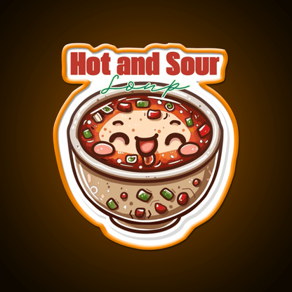Hot And Sour Soup Led Neon Sign Chinese Food Rgb Color - Shineneon