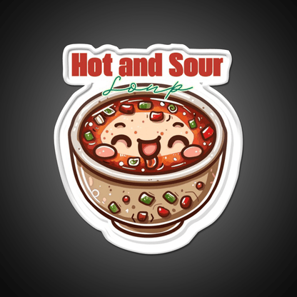 Hot And Sour Soup Led Neon Sign Chinese Food Rgb Color - Shineneon