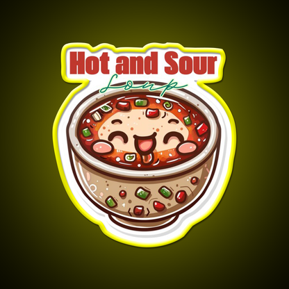 Hot And Sour Soup Led Neon Sign Chinese Food Rgb Color