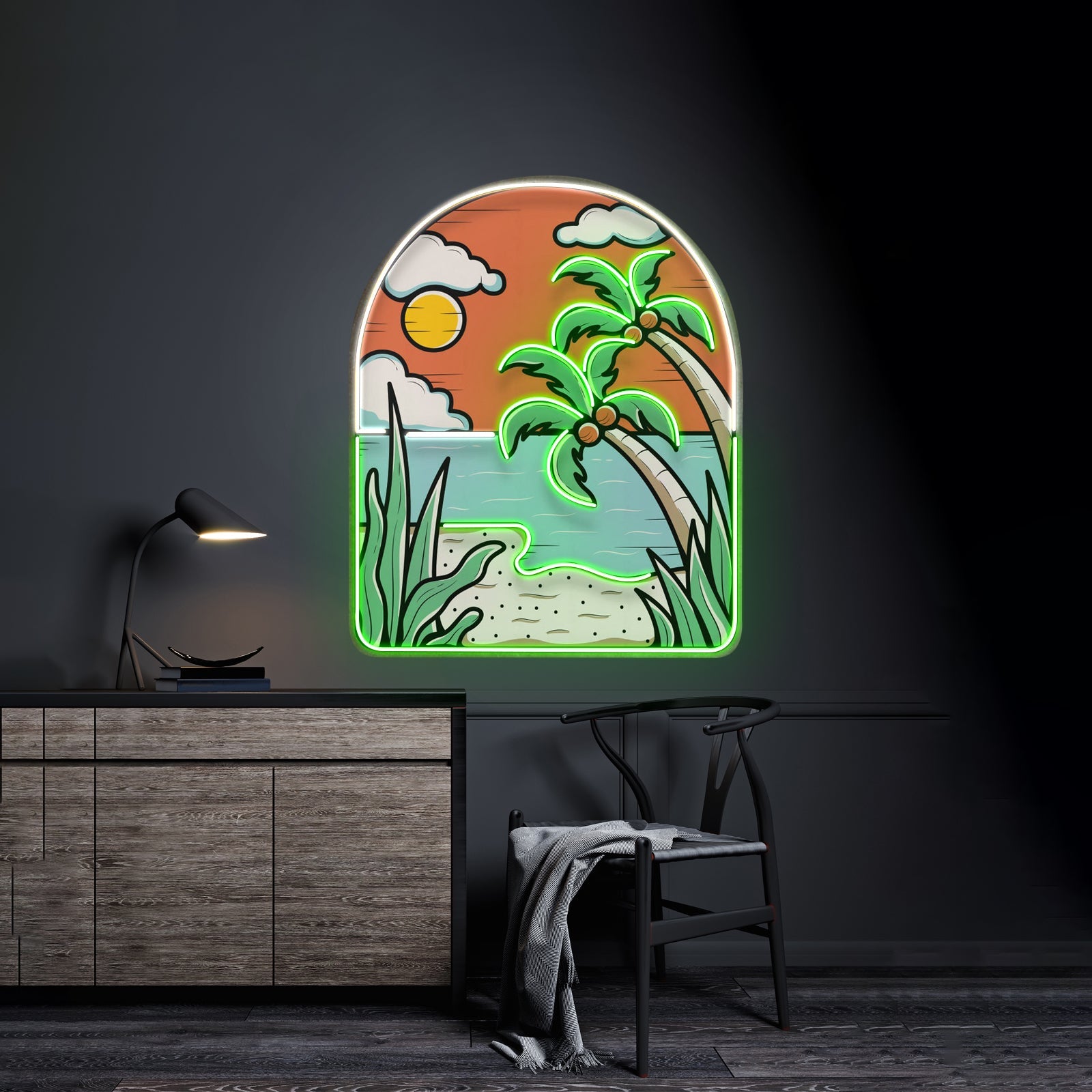 Hot Beach Led Neon Sign Light Custom Led Signs - Shineneon
