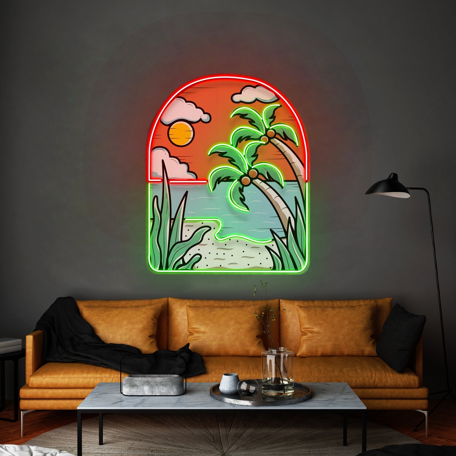 Hot Beach Led Neon Sign Light Custom Led Signs - Shineneon