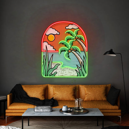 Hot Beach Led Neon Sign Light Custom Led Signs - Shineneon