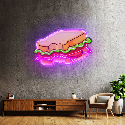 Hot Cheese Sandwich Led Neon Sign Light Custom Led Signs - Shineneon