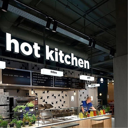 Hot Chicken 3D Frontlit Letters Metal Led Sign - Shineneon