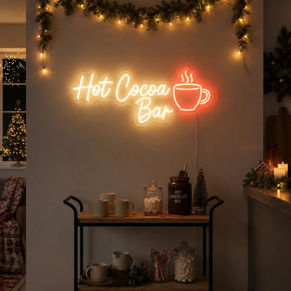 Hot Cocoa Bar LED Neon Sign - Shineneon