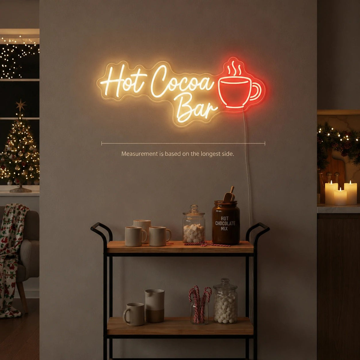 Hot Cocoa Bar LED Neon Sign - Shineneon