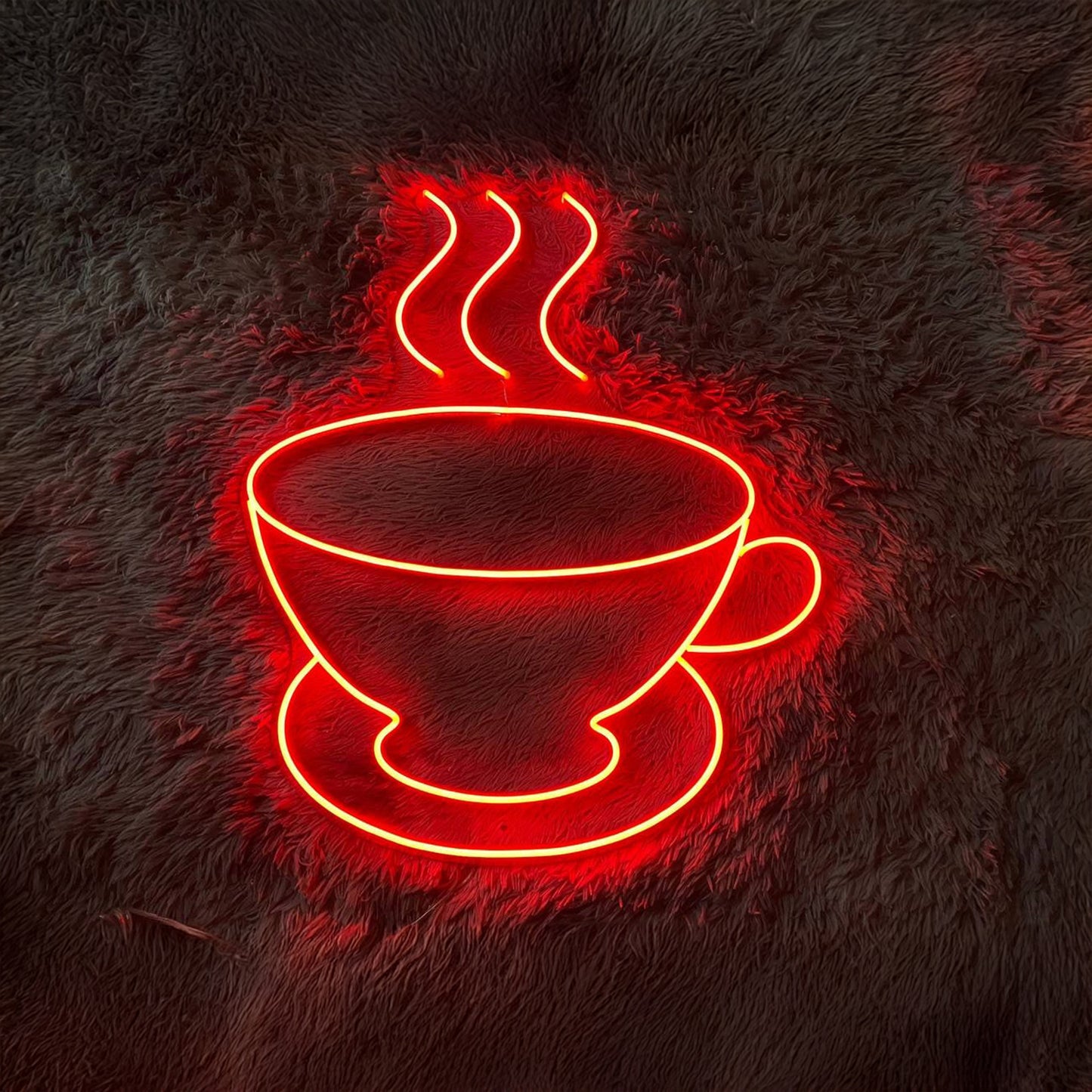 Hot Coffee Cup Neon Sign Coffee Shop Neon