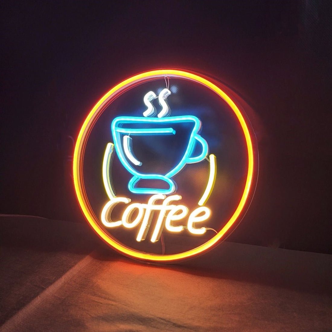 Hot Coffee Led Sign Business Neon Signs Wall Art - Shineneon
