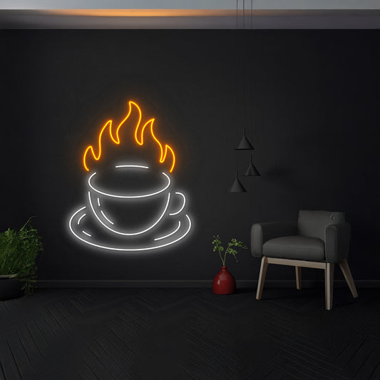 Hot Coffee Neon Sign