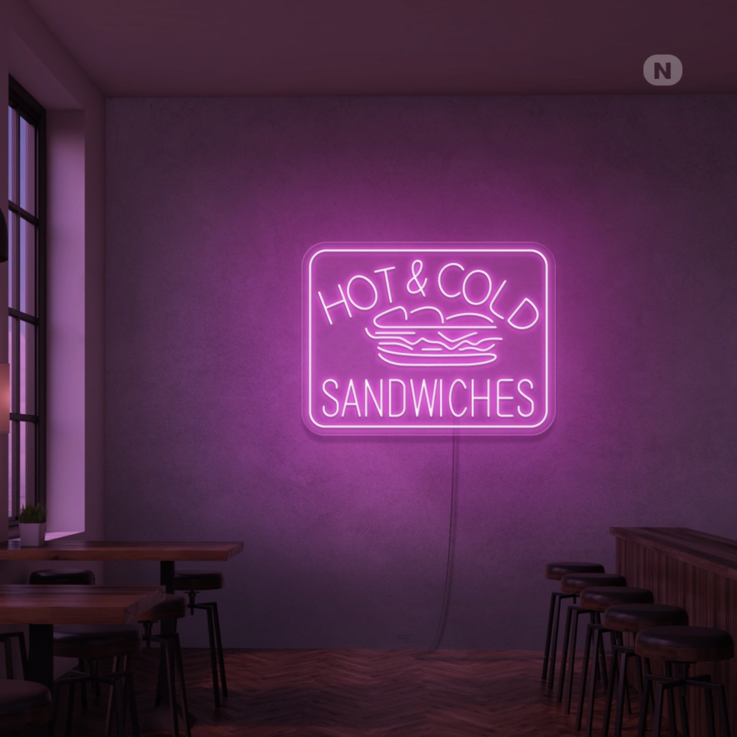 Hot Cold Sandwiches Neon Sign | Shineneon