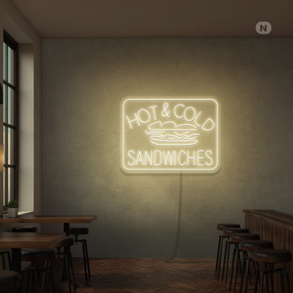 Hot Cold Sandwiches Neon Sign | Shineneon