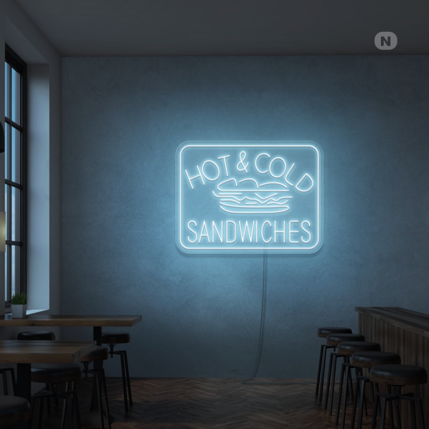 Hot Cold Sandwiches Neon Sign | Shineneon
