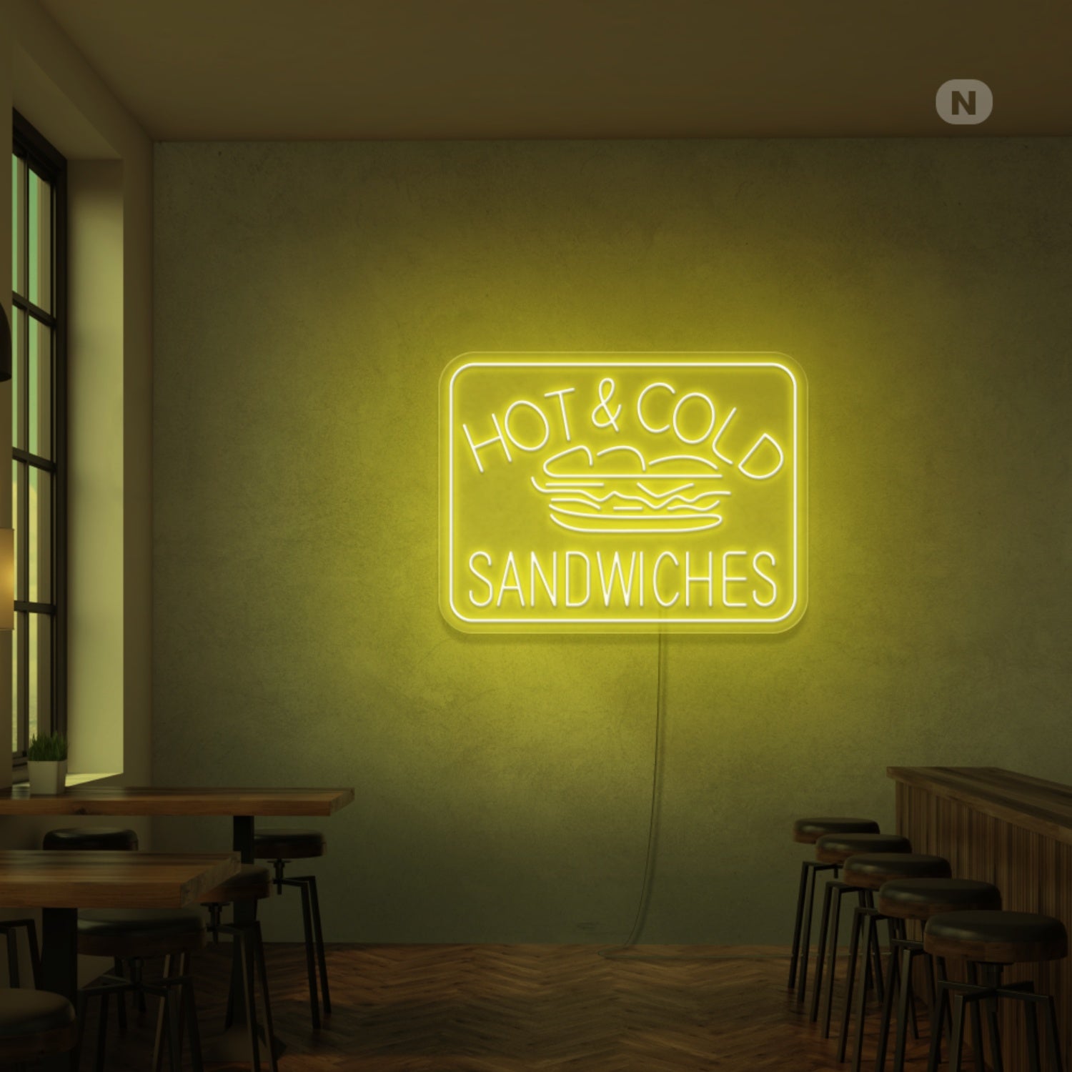 Hot Cold Sandwiches Neon Sign | Shineneon